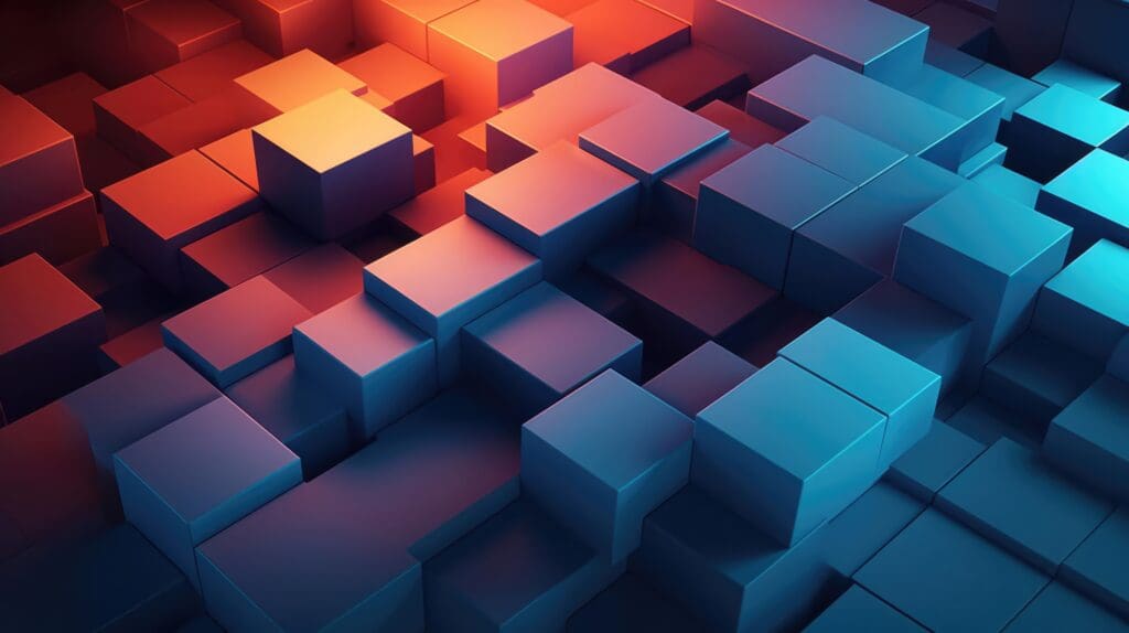 Abstract 3D Business Background